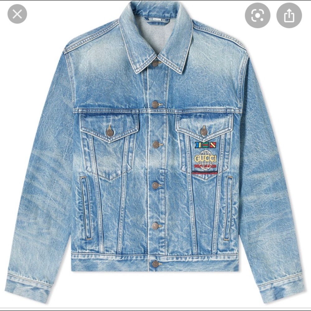 Gucci Work Wide denim jacket